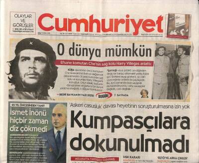 Cumhuriyet Gazetesi 9 Ekim 2018 - Efsane Komutan Chenin Sağ Kolu Harry Villegas Anlattı GZ94532 - 1