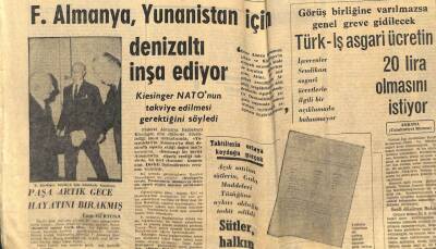 Cumhuriyet Gazetesi - 9 Eylül 1968 - Federal Almanya Yunanistan İçin Denizaltı İnşa Ediyor GZ99486 - 1