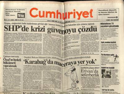 Cumhuriyet Gazetesi 9 Eylül 1991 - Doğum Günü Hediyesi GZ56831 - 1