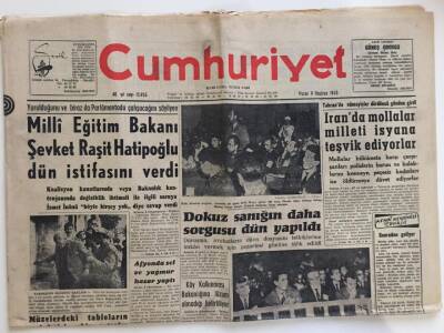 Cumhuriyet Gazetesi 9 Haziran 1963 İstanbulun Yeni Trafik Düzeni Yürürlüğe Girdi- GZ6110 - 1
