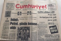 Cumhuriyet Gazetesi 9 Haziran 1965-C.H.P nin Petrol Görüşü GZ6020 - 2