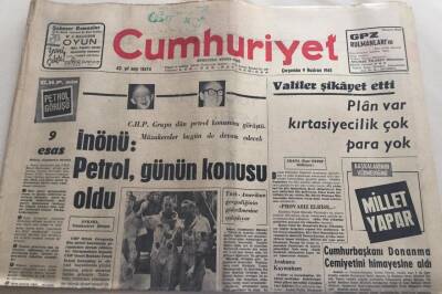 Cumhuriyet Gazetesi 9 Haziran 1965-C.H.P nin Petrol Görüşü GZ6020 - 1