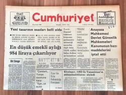 Cumhuriyet Gazetesi 9 Haziran 1974 GZ223 - 1