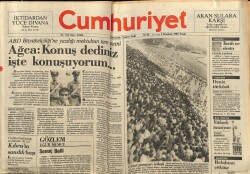 Cumhuriyet Gazetesi 9 Haziran 1985 - Ağca Konuş Dediniz İşte Konuşuyorum... GZ62175 - 1