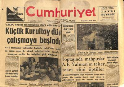 Cumhuriyet Gazetesi 9 Mart 1960 - Diyarbakırda Terkedilen Petrol Sondajları GZ88321 - 1