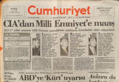 Cumhuriyet Gazetesi 9 Nisan 1987 - 10 Çocuk Öldü , 400ü Yatakta GZ60735 - 2