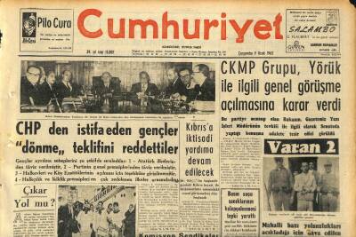 Cumhuriyet Gazetesi 9 Ocak 1963 - Kıbrısa İktisadi Yardıma Devam Edilecek - CHPden İstifa Eden Gençler Dönme Teklifini Reddettiler GZ120612 - 1