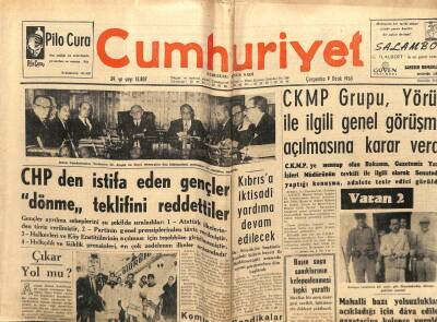 Cumhuriyet Gazetesi 9 Ocak 1963 - Kıbrısa İktisadi Yardıma Devam Edilecek GZ103235 - 2