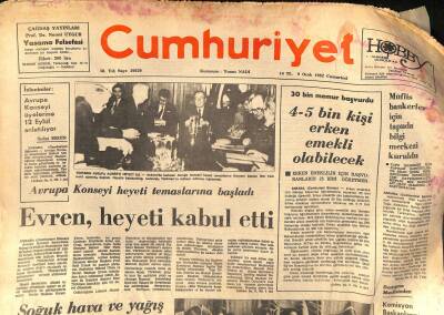 Cumhuriyet Gazetesi 9 Ocak 1982 - İstanbulun Göbeğinde Hong Kong Manzaraları GZ119461 - 1