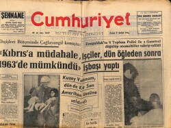 Cumhuriyet Gazetesi 9 Şubat 1968 - Kuzey Vietnam , Dün de Ke San Amerikan Üssüne Saldırdı GZ69882 - 2