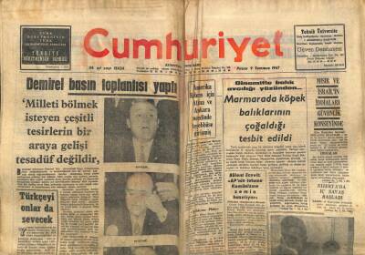 Cumhuriyet Gazetesi 9 Temmuz 1967 - Nijeryada İç Savaş Başladı GZ80076 - 1