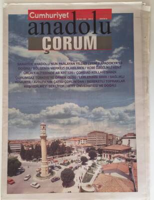 Cumhuriyet Gazetesi Anadolu Çorum Eki 1 Mart 2006 - Yeni Kapadokyaya Doğru GZ16619 - 1