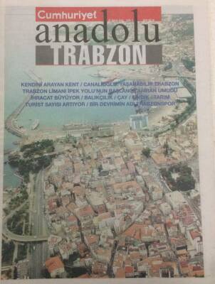 Cumhuriyet Gazetesi Anadolu Eki 21 Aralık 2005 - Trabzon GZ35843 - 1