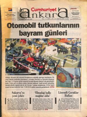 Cumhuriyet Gazetesi Ankara Eki 27 Mayıs 2005 - Otomobil Tutkunlarının Bayram Günleri GZ113403 - 1