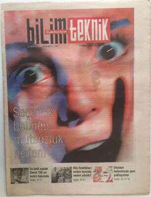 Cumhuriyet Gazetesi Bilim Teknik Eki 1 Mayıs 2004 - Seçenek Bolluğu Mutsuzluk Nedeni - GZ20267 - 1