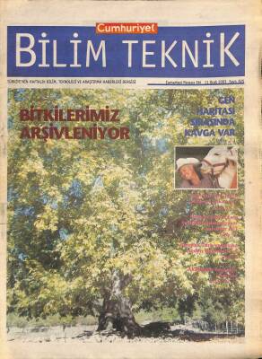 Cumhuriyet Gazetesi Bilim Teknik Eki 11 Ocak 2003 - Gen Haritası Sırasında Kavga Var - Akademik Özgürlük Üzerine GZ109375 - 1