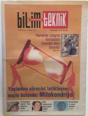 Cumhuriyet Gazetesi Bilim Teknik Eki 11 Şubat 2006 - Yaşlanma Sürecini Tetikleyen Suçlu Bulundu Mitokondriya GZ28435 - 1