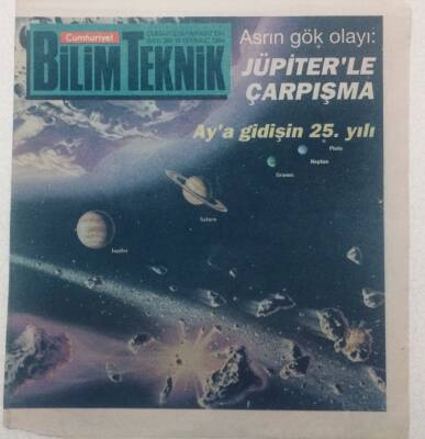 Cumhuriyet Gazetesi Bilim Teknik Eki - 16 Temmuz 1994 - Asrın Gök OlayıJüpiterle Çarpışma GZ46623 - 1