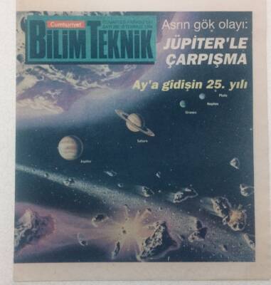 Cumhuriyet Gazetesi Bilim Teknik Eki - 16 Temmuz 1994 - Jüpiterle Çarpışma GZ46630 - 1