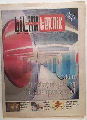 Cumhuriyet Gazetesi Bilim Teknik Eki 2 Ekim 2004 - Yerküre Simülatörü Geleceği Hesaplamaya Başladı - GZ20257 - 1