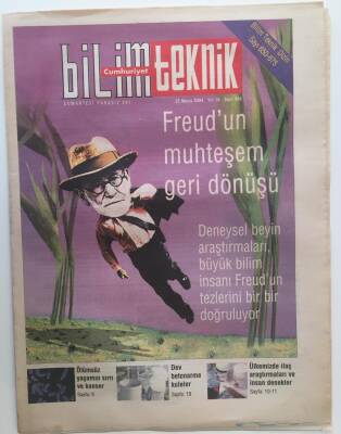 Cumhuriyet Gazetesi Bilim Teknik Eki 22 Mayıs 2004 - Freudun Muhteşem Geri Dönüşü - GZ20265 - 1