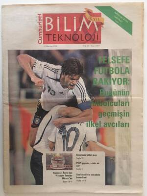 Cumhuriyet Gazetesi Bilim Teknik Eki 23 Haziran 2006 - Felsefe Futbola Bakıyor Bugünün Futbolcuları Geçmişin İlkel Avcıları - GZ20201 - 1