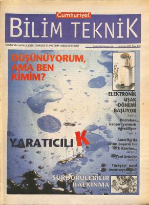 Cumhuriyet Gazetesi Bilim Teknik Eki 23 Kasım 2002 - Elektronik Uşak Dönemi Başlıyor - Sürdürülebilir Kalkınma GZ109382 - 1