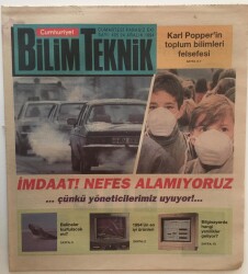 Cumhuriyet Gazetesi Bilim Teknik Eki 24 Aralık 1994 - Nefes Alamıyoruz Çünkü Yöneticilerimiz Uyuyor GZ16391 - 2