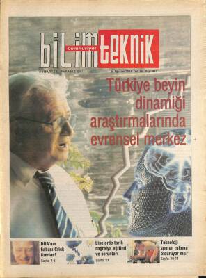 Cumhuriyet Gazetesi Bilim Teknik Eki 28 Ağustos 2004 - DNAnın Babası Crick Üzerine ! - Liselerde Tarih Coğrafya Eğitimi Ve Sorunları GZ96506 - 1