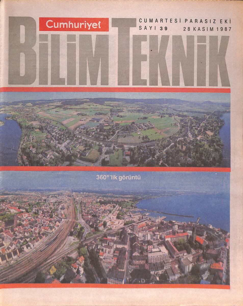 Cumhuriyet Gazetesi Bilim Teknik Eki 28 Kasım 1987 - Modern Dünya'nın Kimyanın Doğuşu Ve Lavoisier GZ137361 - 1