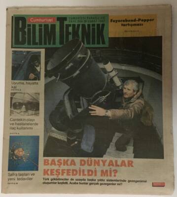 Cumhuriyet Gazetesi Bilim Teknik Eki 29 Şubat 1992 - Başka Dünyalar Keşfedildi Mi ? - GZ16306 - 1