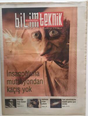 Cumhuriyet Gazetesi Bilim Teknik Eki 3 Temmuz 2004 - İnsanoğluna Mutasyondan Kaçış Yok GZ20271 - 1
