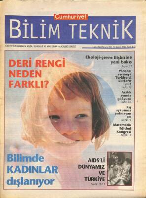 Cumhuriyet Gazetesi Bilim Teknik Eki 30 Kasım 2002 - Yabancı Sermaye Türkiyeyi Kurtarır Mı ? - AIDSli Dünyamız Ve Türkiye GZ109384 - 1