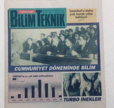 Cumhuriyet Gazetesi Bilim Teknik Eki 31 Ekim 1994 - Cumhuriyet Döneminde Bilim GZ47539 - 1