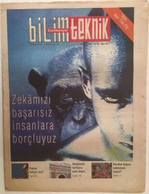 Cumhuriyet Gazetesi Bilim Teknik Eki 7 Ağustos 2004 - Zekamızı Başarısız İnsanlara Borçluyuz - GZ20258 - 1