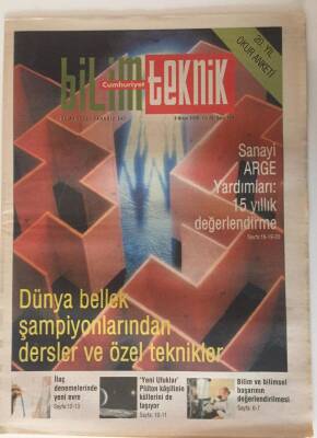 Cumhuriyet Gazetesi Bilim Teknik Eki 8 Nisan 2006 - Dünya Bellek Şampiyonlarından Dersler Ve Özel Teknikler GZ20136 - 1
