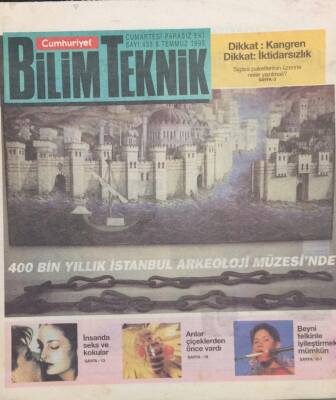 Cumhuriyet Gazetesi Bilim Teknik Eki 8 Temmuz 1995 Arılar Çiçeklerden Önce Vardı GZ30977 - 1