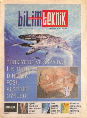 Cumhuriyet Gazetesi Bilim Teknik Eki 9 Nisan 2005 - Ölü Deniz Fay Zonu Ve Antakya Bölgesinin Depremselliği GZ96529 - 1