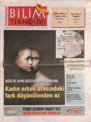 Cumhuriyet Gazetesi Bilim Teknoloji Eki 1 Nisan 2011 - İskender Sayek Bilime Ve Eğitime Adanmış Bir Yaşam GZ94988 - 1