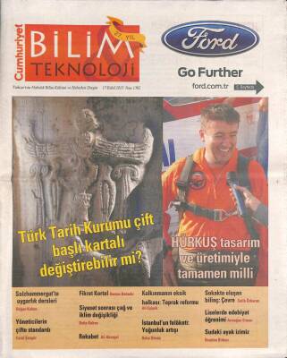 Cumhuriyet Gazetesi Bilim Teknoloji Eki 13 Eylül 2013 - Türk Tarih Kurumu Çift Başlı Kartalı Değiştirebilir Mi ? GZ94929 - 1