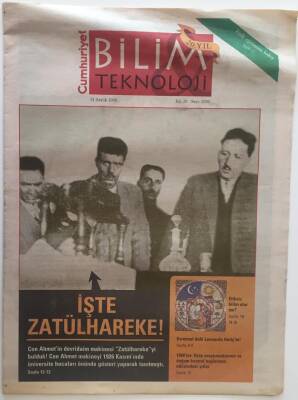 Cumhuriyet Gazetesi Bilim Teknoloji Eki 15 Aralık 2006 - İşte Zatülhareke ! GZ28439 - 1