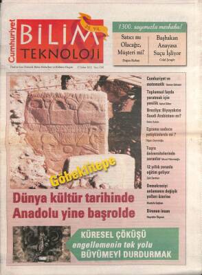 Cumhuriyet Gazetesi Bilim Teknoloji Eki 17 Şubat 2012 - Dünya Kültür Tarihinde Anadolu Yine Başrolde * Göbeklitepe GZ94946 - 1