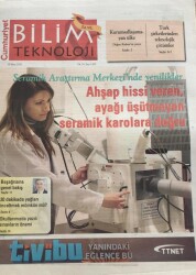 Cumhuriyet Gazetesi Bilim Teknoloji Eki 19 Mart 2010-Kurumsallaşamayan Ülke GZ45253 - 2