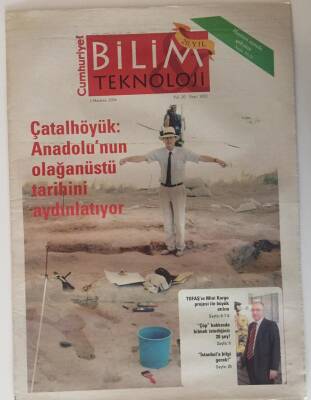 Cumhuriyet Gazetesi Bilim Teknoloji Eki 2 Haziran 2006 - Çatalhöyük Anadolunun Olağanüstü Tarihini Aydınlatıyor GZ20133 - 1