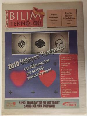 Cumhuriyet Gazetesi Bilim Teknoloji Eki 20 Mayıs 2011 - Kanal İstanbulun Marmara Ve Karadeniz Ekosistemlerine Olası Etkileri - GZ16267 - 1