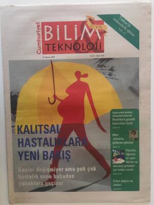 Cumhuriyet Gazetesi Bilim Teknoloji Eki 22 Ağustos 2008 - Kalıtsal Hastalıklara Yeni Bakış - GZ20255 - 1