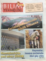 Cumhuriyet Gazetesi Bilim Teknoloji Eki 22 Temmuz 2011-Evrimleşme Sürecinde Büyük Hızlanma GZ45260 - 1