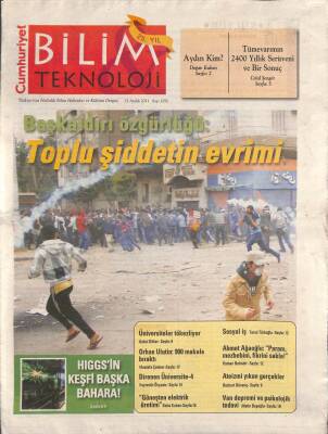 Cumhuriyet Gazetesi Bilim Teknoloji Eki 23 Aralık 2011 - Mustafa Çetiner Orhan Ulutin 900 Makale Bıraktı GZ94938 - 1