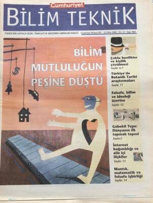 Cumhuriyet Gazetesi Bilim Teknoloji Eki 25 Ekim 2003-Göbekli TepeDünyanın İlk Tapınak Tepesi GZ45259 - 2