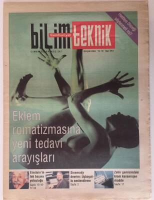 Cumhuriyet Gazetesi Bilim Teknoloji Eki 25 Eylül 2004 - Eklem Romatizmasına Yeni Tedavi Arayışları GZ20109 - 1
